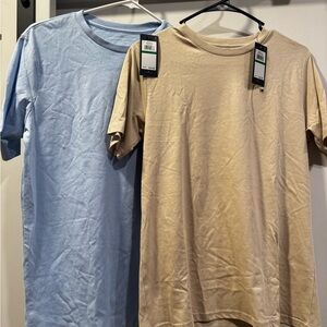 Boys Blue and Tan T-Shirts